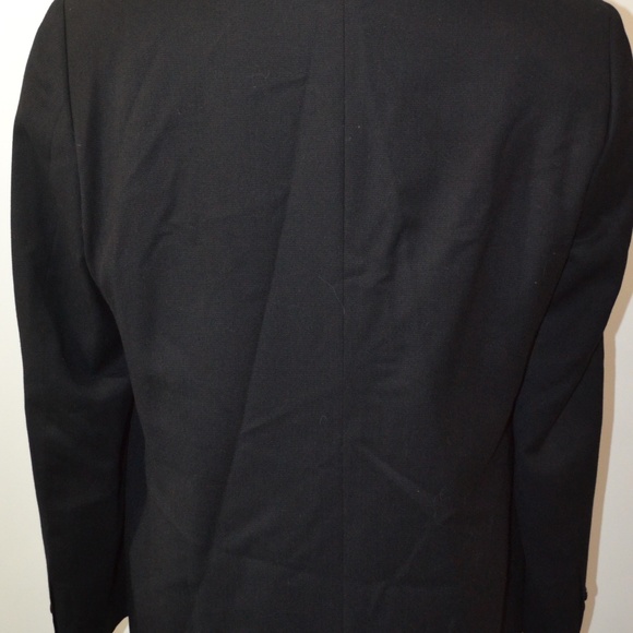 Pronto Uomo 42R Sport Coat Blazer Suit Jacket Blac - Picture 5 of 8